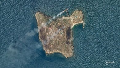 Ukraine’s Zelenskiy celebrates retaking of Snake Island