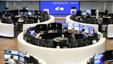 European shares open higher; Aegon leads gains among insurers