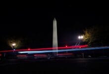 Washington Monument vandalized, one man taken into custody