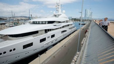 Spain moves yacht linked to Russian oligarch after payments stop – ministry source