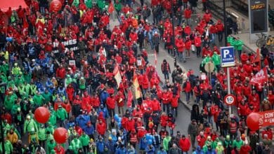 Mass strikes have begun in Brussels