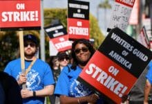 Gains in diversity among Hollywood writers at stake in strike