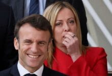 At G7, Macron, Meloni meet to bury hatchet after migration spat