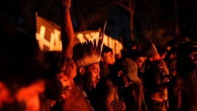 Indigenous groups protest Brazil bill limiting recognition of tribal lands
