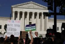 Abortion rights supporters and opponents mark one year without Roe v. Wade