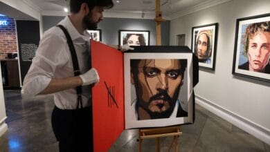 Johnny Depp self-portrait painted during ‘dark time’ goes on sale