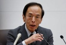 BOJ will debate easy-policy exit when inflation nears target -Gov Ueda