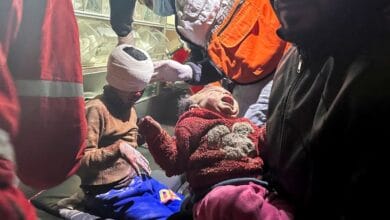 Baby saved from Gaza rubble after mother killed in Israeli strike